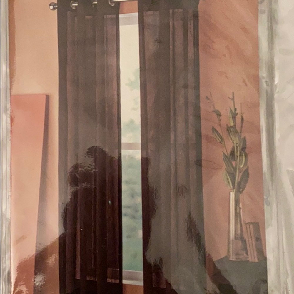 JCP Curtains - Addison grommet Chocolate Brown